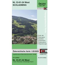 Wanderkarten Steiermark BEV-Karte 3224-West, Schladming 1:25.000 BEV – Bundesamt für Eich- und Vermessungswesen