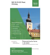 Wanderkarten Oberösterreich BEV-Karte 3330-West, Attnang 1:25.000 BEV – Bundesamt für Eich- und Vermessungswesen