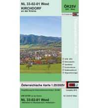 Hiking Maps Upper Austria BEV-Karte 4201-West, Kirchdorf an der Krems 1:25.000 BEV – Bundesamt für Eich- und Vermessungswesen