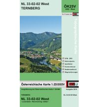 Wanderkarten Oberösterreich BEV-Karte 4202-West, Ternberg 1:25.000 BEV – Bundesamt für Eich- und Vermessungswesen