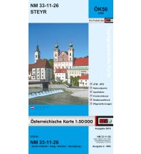 Hiking Maps Upper Austria BEV-Karte 4326, Steyr 1:50.000 BEV – Bundesamt für Eich- und Vermessungswesen