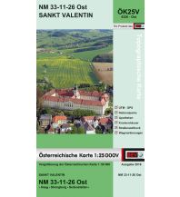 Wanderkarten Oberösterreich BEV-Karte 4326-Ost, Sankt Valentin 1:25.000 BEV – Bundesamt für Eich- und Vermessungswesen