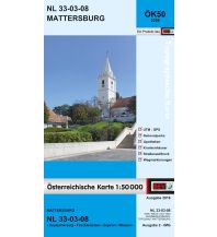 Wanderkarten Burgenland BEV-Karte 5208, Mattersburg 1:50.000 BEV – Bundesamt für Eich- und Vermessungswesen