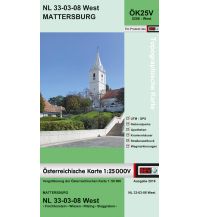 Hiking Maps Burgenland BEV-Karte 5208-West, Mattersburg 1:25.000 BEV – Bundesamt für Eich- und Vermessungswesen