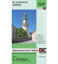 Hiking Maps Burgenland BEV-Karte 5208-Ost, Sopron/Ödenburg 1:25.000 BEV – Bundesamt für Eich- und Vermessungswesen