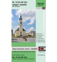 Hiking Maps Burgenland BEV-Karte 5209-Ost, Sankt Andrä am Zicksee 1:25.000 BEV – Bundesamt für Eich- und Vermessungswesen