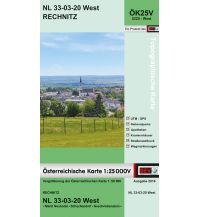Wanderkarten Burgenland BEV-Karte 5220-West, Rechnitz 1:25.000 BEV – Bundesamt für Eich- und Vermessungswesen