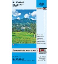 Wanderkarten Kärnten BEV-Karte 3105, Millstatt am See 1:50.000 BEV – Bundesamt für Eich- und Vermessungswesen