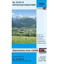 Hiking Maps Carinthia BEV-Karte 3110, Kötschach-Mauthen 1:50.000 BEV – Bundesamt für Eich- und Vermessungswesen