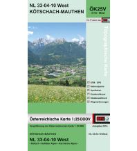 Hiking Maps Carinthia BEV-Karte 3110-West, Kötschach-Mauthen 1:25.000 BEV – Bundesamt für Eich- und Vermessungswesen