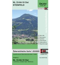 Wanderkarten Kärnten BEV-Karte 3110-Ost, Steinfeld 1:25.000 BEV – Bundesamt für Eich- und Vermessungswesen