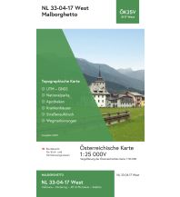 Wanderkarten Österreich BEV-Karte 3117-West, Malborghetto 1:25.000 BEV – Bundesamt für Eich- und Vermessungswesen