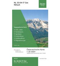 Wanderkarten Kärnten BEV-Karte 3117-Ost, Nötsch 1:25.000 BEV – Bundesamt für Eich- und Vermessungswesen