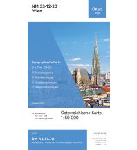 Hiking Maps Vienna BEV-Karte 5320, Wien 1:50.000 BEV – Bundesamt für Eich- und Vermessungswesen