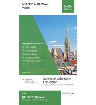 Hiking Maps Vienna BEV-Karte 5320-West, Wien 1:25.000 BEV – Bundesamt für Eich- und Vermessungswesen