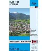 Wanderkarten Südtirol & Dolomiten BEV-Karte 2105, Sterzing 1:50.000 BEV – Bundesamt für Eich- und Vermessungswesen