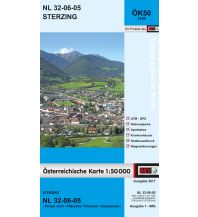 Hiking Maps South Tyrol + Dolomites BEV-Karte 2105, Sterzing 1:50.000 BEV – Bundesamt für Eich- und Vermessungswesen