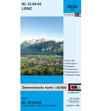 Wanderkarten Osttirol BEV-Karte 3103, Lienz 1:50.000 BEV – Bundesamt für Eich- und Vermessungswesen