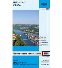 Wanderkarten Oberösterreich BEV-Karte 3317, Passau 1:50.000 BEV – Bundesamt für Eich- und Vermessungswesen