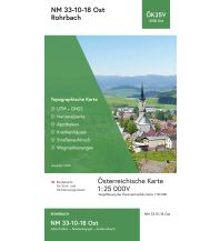 Wanderkarten Oberösterreich BEV-Karte 3318-Ost, Rohrbach in Oberösterreich, 1:25.000 BEV – Bundesamt für Eich- und Vermessungswesen