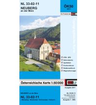 Wanderkarten Steiermark BEV-Karte 4211, Neuberg an der Mürz 1:50.000 BEV – Bundesamt für Eich- und Vermessungswesen