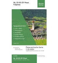Wanderkarten Tirol BEV-Karte 2229-West, Fulpmes 1:25.000 BEV – Bundesamt für Eich- und Vermessungswesen