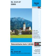 Wanderkarten Tirol BEV-Karte 3207, Ebbs 1:50.000 BEV – Bundesamt für Eich- und Vermessungswesen