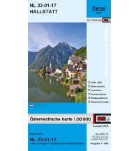 Wanderkarten Salzkammergut BEV-Karte 3217, Hallstatt 1:50.000 BEV – Bundesamt für Eich- und Vermessungswesen