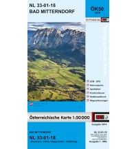 Wanderkarten Österreich BEV-Karte 3218, Bad Mitterndorf 1:50.000 BEV – Bundesamt für Eich- und Vermessungswesen