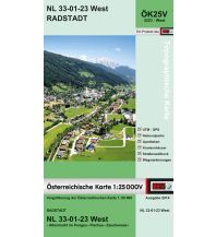 Wanderkarten Salzburg BEV-Karte 3223-West, Radstadt 1:25.000 BEV – Bundesamt für Eich- und Vermessungswesen