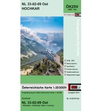 Wanderkarten Niederösterreich BEV-Karte 4209-Ost, Hochkar 1:25.000 BEV – Bundesamt für Eich- und Vermessungswesen