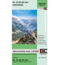 Wanderkarten Steiermark BEV-Karte 4209-Ost, Hochkar 1:25.000 BEV – Bundesamt für Eich- und Vermessungswesen