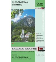 Hiking Maps Styria BEV-Karte 4213-West, Grimming 1:25.000 BEV – Bundesamt für Eich- und Vermessungswesen