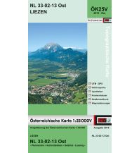 Wanderkarten Steiermark BEV-Karte 4213-Ost, Liezen 1:25.000 BEV – Bundesamt für Eich- und Vermessungswesen