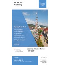 Wanderkarten Steiermark BEV-Karte 4217, Kindberg 1:50.000 BEV – Bundesamt für Eich- und Vermessungswesen