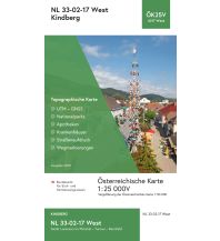 Wanderkarten Steiermark BEV-Karte 4217-West, Kindberg 1:25.000 BEV – Bundesamt für Eich- und Vermessungswesen