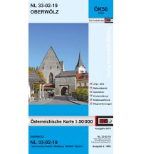 Wanderkarten Steiermark BEV-Karte 4219, Oberwölz 1:50.000 BEV – Bundesamt für Eich- und Vermessungswesen