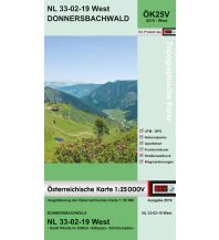 Wanderkarten Steiermark BEV-Karte 4219-West, Donnersbachwald 1:25.000 BEV – Bundesamt für Eich- und Vermessungswesen