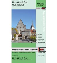 Wanderkarten Steiermark BEV-Karte 4219-Ost, Oberwölz 1:25.000 BEV – Bundesamt für Eich- und Vermessungswesen