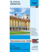 Hiking Maps Lower Austria BEV-Karte 5202, Eisenstadt 1:50.000 BEV – Bundesamt für Eich- und Vermessungswesen