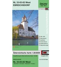 Hiking Maps Lower Austria BEV-Karte 5202-West, Ebreichsdorf 1:25.000 BEV – Bundesamt für Eich- und Vermessungswesen