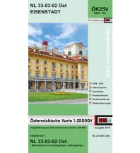 Wanderkarten Niederösterreich BEV-Karte 5202-Ost, Eisenstadt 1:25.000 BEV – Bundesamt für Eich- und Vermessungswesen