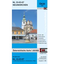 Wanderkarten Niederösterreich BEV-Karte 5207, Neunkirchen 1:50.000 BEV – Bundesamt für Eich- und Vermessungswesen