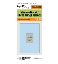 Wanderkarten Neuseeland LINZ Map AS21/AS22, Manawatāwhi or Three Kings Islands 1:50.000 Infomap Department of Survey and Landinformation New Zealand