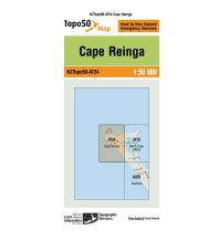 Hiking Maps New Zealand LINZ Map AT24, Cape Reinga 1:50.000 Infomap Department of Survey and Landinformation New Zealand