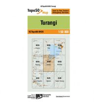 Hiking Maps New Zealand LINZ Map BH35, Turangi 1:50.000 Infomap Department of Survey and Landinformation New Zealand