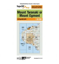 Hiking Maps New Zealand LINZ Map BJ29, Mount Taranaki or Mount Egmont 1:50.000 Infomap Department of Survey and Landinformation New Zealand