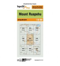 Hiking Maps New Zealand LINZ Map BJ34, Mount Ruapehu 1:50.000 Infomap Department of Survey and Landinformation New Zealand