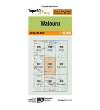 Hiking Maps New Zealand LINZ Map BJ35, Waiouru 1:50.000 Infomap Department of Survey and Landinformation New Zealand