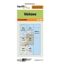 Hiking Maps New Zealand LINZ Map BQ29, Waikawa 1:50.000 Infomap Department of Survey and Landinformation New Zealand